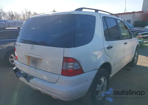 2003 Mercedes-Benz Ml 320 from USA, damaged, VIN 4JGAB54E83A390406